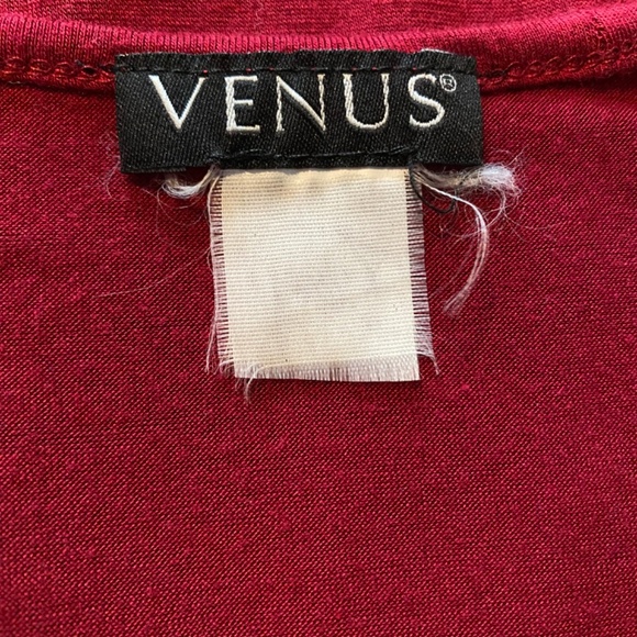BUY 2 ITEMS GET 1 FREE - VENUS Red Cold Shoulder Blouse Sz L - Picture 7 of 7